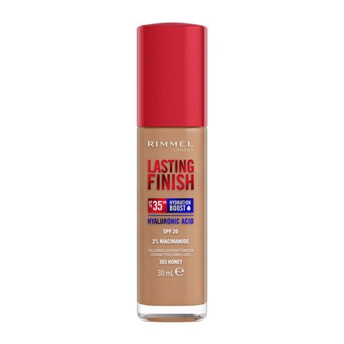 Rimmel Fond De Teint Hydratant À Tenue Longue Avec Spf20, Teinte 303 Miel, 30ml Multicolore