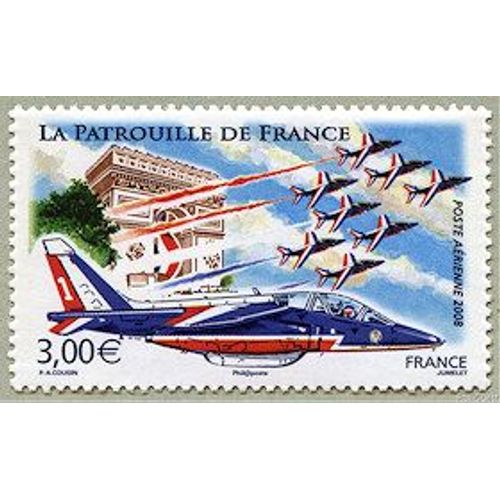 La Patrouille De France "Alphajet" Année 2008 Poste Aérienne N° 71 Yvert Et Tellier Luxe