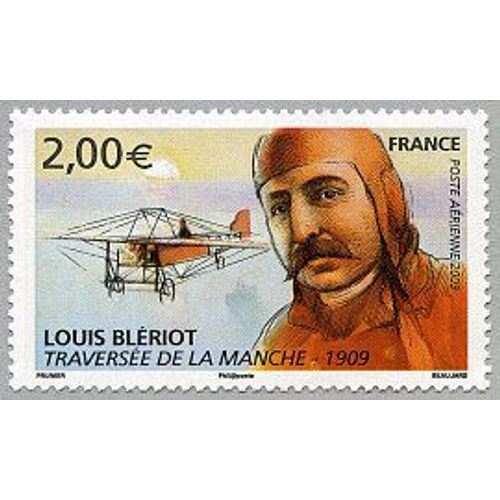 Louis Blériot Traversée De La Manche Avec "L' Antoinette" Année 2009 Poste Aérienne N° 72 Yvert Et Tellier Luxe