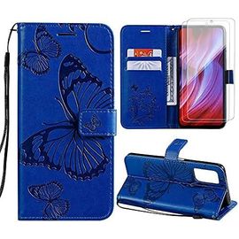 Étui Portefeuille Magnétique Pour Xiaomi Redmi Note 10 Avec Support Pliable, 2 Protections D'écran Et Emplacement Carte - Cuir Pu Résistant Et Protection Anti-Choc