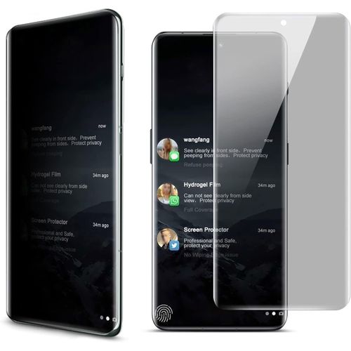 Film De Protection Écran Hydraulique Confidentialité Plein Écran Incurvé Iii Pour Oneplus Ace 2 5g/11r 5g - Transparent