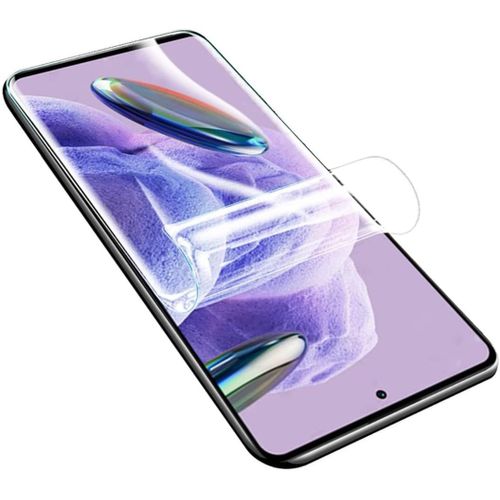 Film De Protection Écran Hydrogel Tpu Pour Xiaomi Redmi Note 12 Pro/Pro+ 6,67"" - Auto-Réparation, Haute Sensibilité, Anti-Rayures, Anti-Empreintes, Transparent