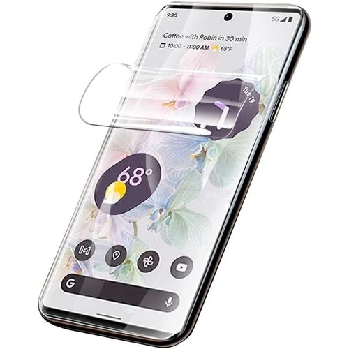 Film De Protection D'écran Hydrogel Pour Google Pixel 6 6.4"" - Anti-Brisure, Auto-Réparation, Couverture Complète, Haute Définition, Revêtement Oléophobe - Transparent (2 Pièces)