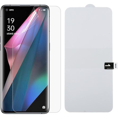 Film De Protection En Hydrogel Anti-Éclats Hd Pour Oppo Find X3 Pro - Ultra-Résistant, Sensibilité Optimale, Anti-Traces