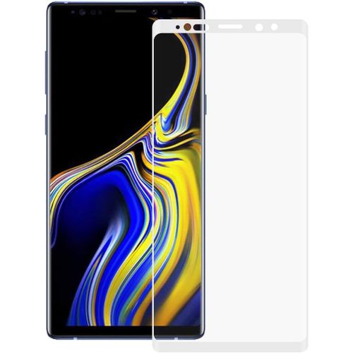 Film De Protection Écran Tpu Ultra-Mince Plein Écran En Soie Colorée Compatible Samsung Galaxy Note 9 - Blanc