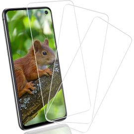 Film De Protection D'écran En Verre Trempé Lot De 3 Pour Samsung Galaxy S10e - 9h Anti-Rayures Anti-Bulles Montage Facile Couverture 2.5d Lecteur Empreintes Compatible Transparent
