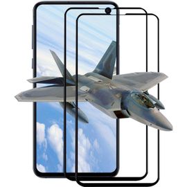 Film De Protection Écran Verre Trempé 9h Pour Samsung Galaxy S10e - 2 Pack Anti-Rayures, Anti-Bulles, Hd Transparent, Revêtement Hydrophobe, Installation Facile - Noir