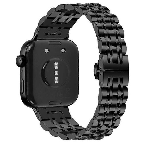 Type A Pour Montre Huawei Fit 3 Bandes 316l Bracelet De Montre En Maille Métallique En Acier Inoxydable, Noir