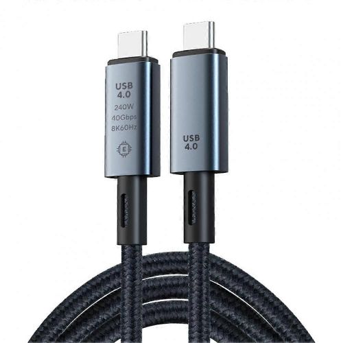 Câble De Type A Usb4.0 Type-C Vers Type-C 40gbps 8k/60hz 240w Cordon De Charge Rapide Pour Ps5/Nintendo