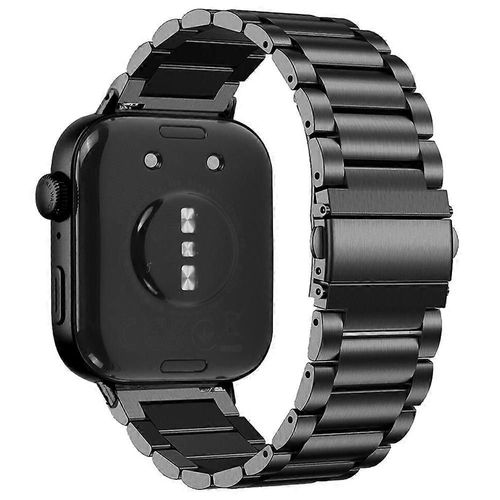 Type A Pour Huawei Watch Fit 3 Watch Band Bracelet En Maille D¿Acier Inoxydable À Trois Perles
