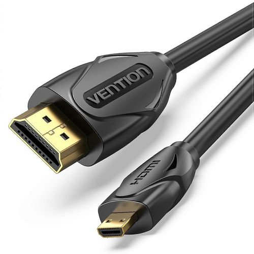 Type A VENTION VAA-D03-B100 1m 4K 60Hz Micro HDMI Mâle vers HDMI Mâle Câble Adaptateur