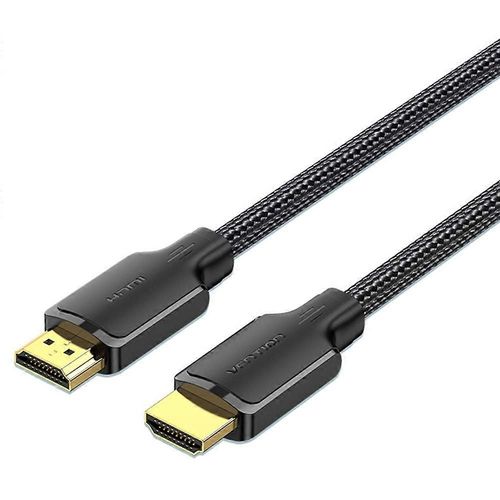 Type A VENTION ALLBK 8m HDMI-A mâle à mâle Câble vidéo HD 4K Cordon HDMI tressé en maille de coton