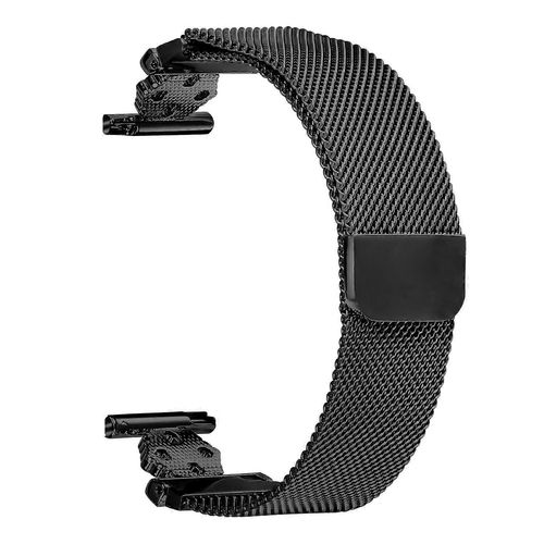 Type A Pour Garmin Vivomove Style/Garminmove Style Bracelet Milanais Fleur Acier Inoxydable Magnétique