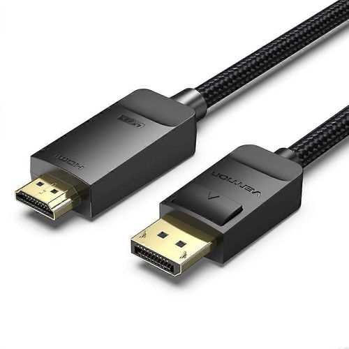 Type A VENTION HFKBH 4K DP vers HDMI-A Câble adaptateur DisplayPort vers HDMI 1 m pour projecteur, bureau