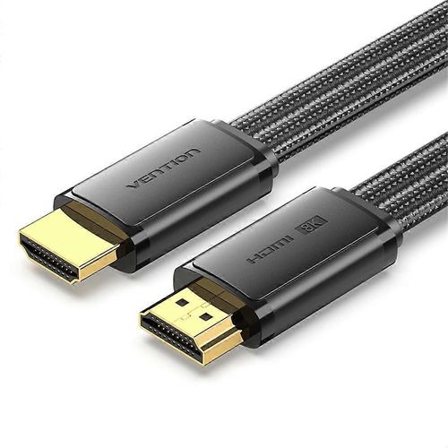 Type A VENTION ALKBH ALK Series 2m Câble HDMI 8K mâle à mâle Cordon plat tressé en nylon pour ordinateurs portables