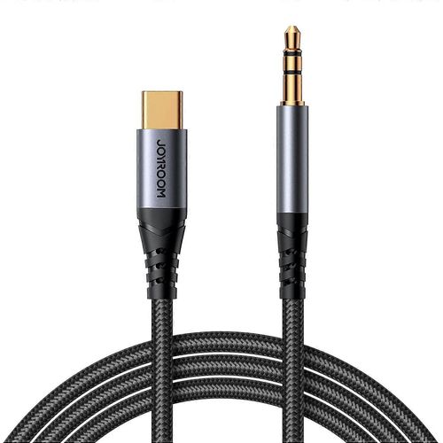 JOYROOM SY-A07 pour iPhone 15 Series AUX Câble Audio Type-C vers 3.5mm 1.2m Adaptateur Audio Hi-Fi