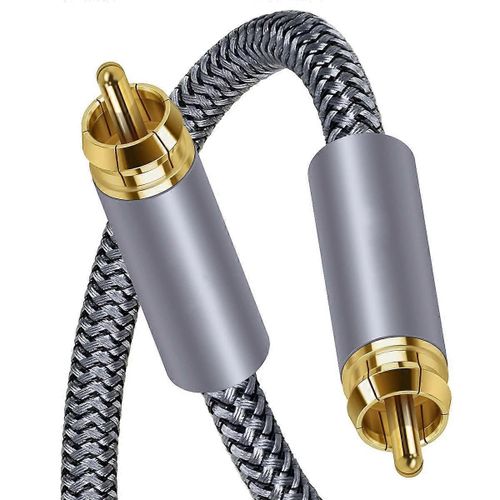 Type A 1m Audio Numérique SPDIF Câble Coaxial Cuivre Pur Connecteur Plaqué Or Mâle à MaleA à