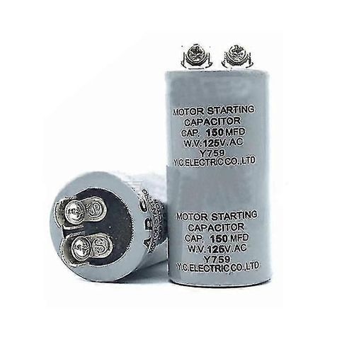 Cylindre compatible 150MFD 125VAC Condensateur de démarrage de moteur