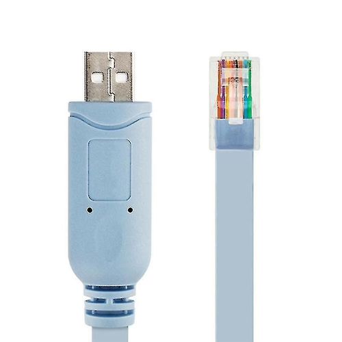 1pcs 1.8m Usb à Rj45 Câble Usb à Rs232 Câble série Usb à Rj45