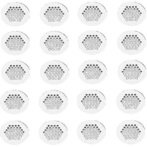 20 pièces 35mm en acier inoxydable blanc rond grille de ventilation - trou d¿aération pour armoire armoire armoire de cuisine