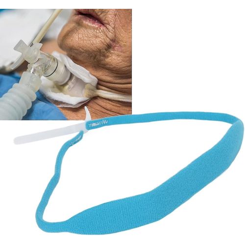 Sangle De Fixation De Tube De Trachéotomie Attaches De Trachéotomie Réglables Avec Fermeture Auto-Agrippante Collier De Trachéotomie Réutilisable Attaches De Trachéotomie Porte-Cathéter Neckba