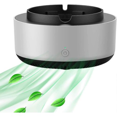 Extracteur de fumée Cendrier électrique Cendrier anti-odeurs Cendrier 2 en 1 Purificateur d¿air Cendrier électronique avec filtre