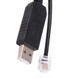 Adaptateur USB vers Rj11 Rj12 6P4C Câble de commande série Câble Eqmod compatible avec Az- Mount Pc Connect