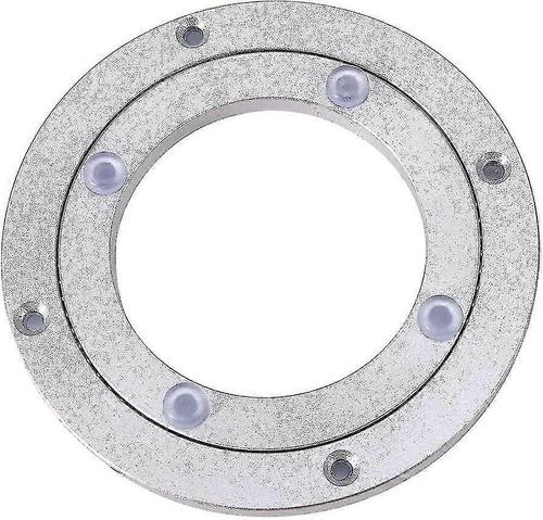 Plateau Tournant Pivotant Roulement De Platine En Alliage D¿Aluminium Plateau Tournant À Roulement Pivotant Robuste Table À Manger Ronde Table À Manger Lisse À Plateau Tournant (4 »)