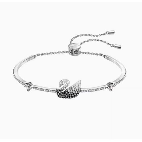 Bracelet Zircon Cygne Noir Dégradé Bracelet Femme Cristal Swarovski Element