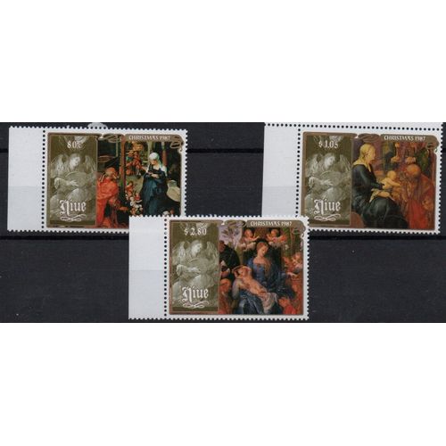 Niué ( Océanie ) Timbres Noël 1987