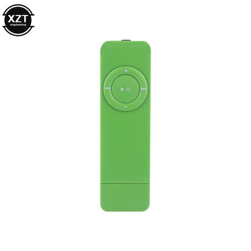 Carte USB en ligne lecteur MP3 disque U Mini lecteur lecteur USB 2.0 son sans perte médias de musique lecteur MP3 prise en charge de la carte Micro TF - Type green #A