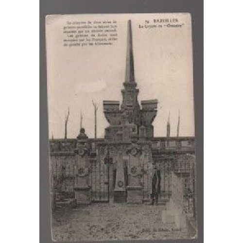 Cpa Annee 1906 N° 79- Theme Monuments - Bazeilles - La Crypte Ou Ossuaire - Ecrite A Monsieur Le Baron Gaetan De Vriere A Bruxelles - Obliteration - Timbre Et Affranchissement