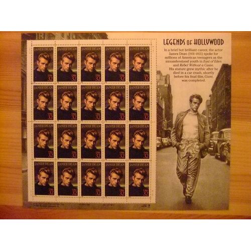 127 États-Unis 1996 / James Dean (1931-1955) / Yvert 2522 Mnh