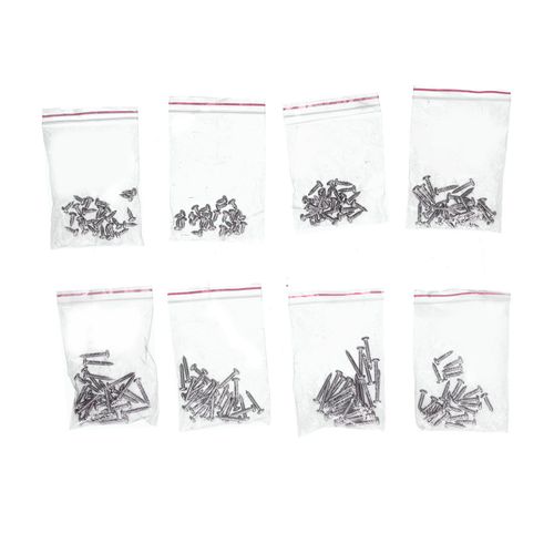 Kit d'assortiment de vis autotaraudeuses cruciformes en acier inoxydable 304, 200 pieces, M3
