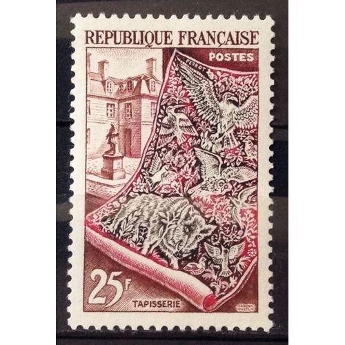 Productions De Luxe - Métiers D'art 1954 - Tapisserie Et Cour Des Gobelins 25f (Impeccable N° 970) Neuf** Luxe (= Sans Trace De Charnière) - Cote 17,00 - France Année 1954 - N28193