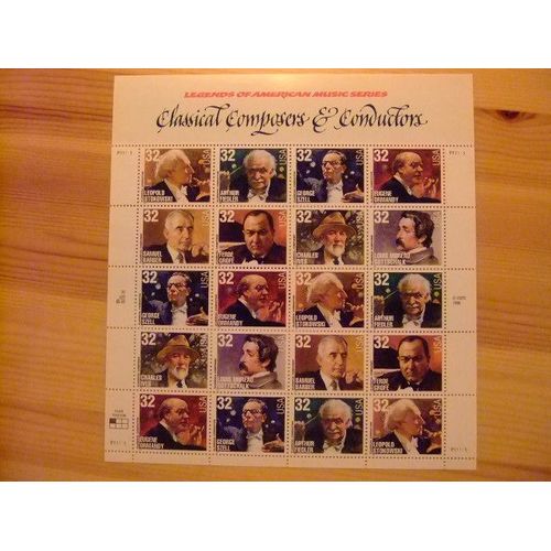 127 États-Unis 1997 / Compositeurs / Yvert 2655 / 2662 Mnh