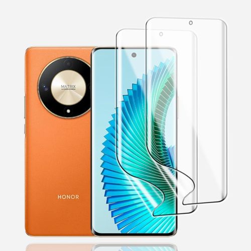 Film De Protection Hydrogel Pour Honor Magic 6 Lite - 2pcs Transparent Hd, Auto-Cicatrisant, Anti-Rayures, Revêtement Hydrophobe/Oléophobe Avec Installation Facile