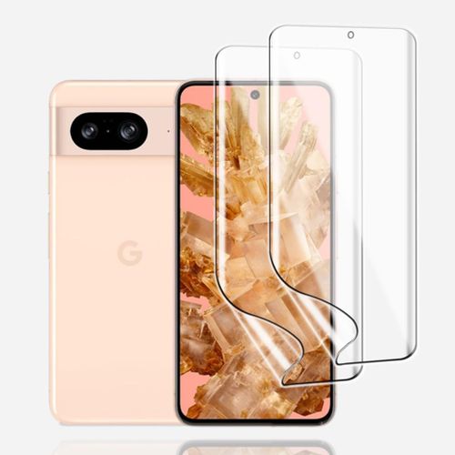 Film De Protection Hydrogel Pour Google Pixel 8 - Hd Transparent Auto-Cicatrisant, Anti-Rayures Et Empreintes, Facile À Installer (Transparent)