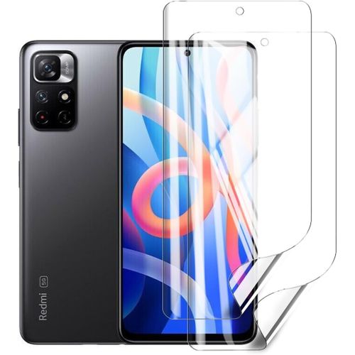 Film De Protection Hydrogel Pour Xiaomi Redmi Note 11 - 2 Pièces Tpu Flexible Anti-Rayures, Installation Facile Avec Revêtement Oléophobe Et Clarté Hd
