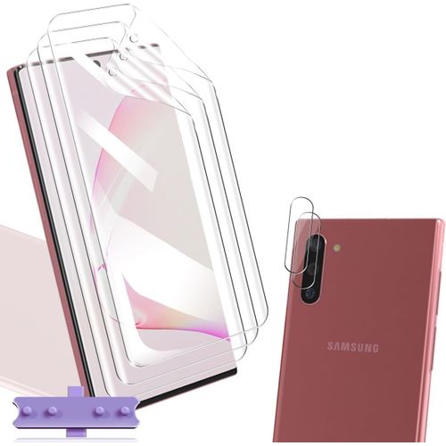 Film Protecteur Auto-Cicatrisant Transparence Hd Pour Samsung Galaxy Note 10 - Design Ultra-Fin Avec Protection Caméra Arrière 2 Pièces
