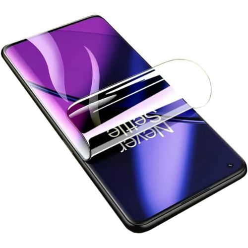 Film Protecteur D'écran Hydrogel Compatible Oneplus 11 5g 6,7 Pouces - Flexible, Anti-Traces, Haute Transparence, Sensibilité Tactile, Auto-Réparation Bulles (Transparent)