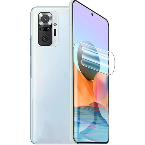 Film Protection Écran 3d Tpu Pour Xiaomi Redmi Note 10 Pro - Anti-Chocs Auto-Réparation Haute Sensibilité, Transparent Lot De 2
