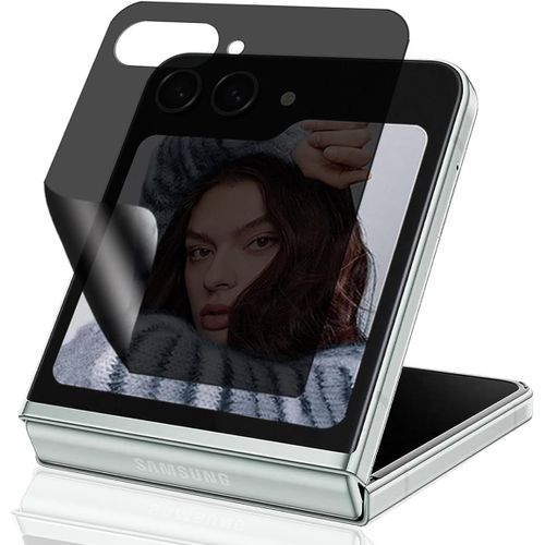 Film Protection Écran Anti-Espion Pour Samsung Galaxy Z Flip 5 5g - Anti-Rayures, Auto-Cicatrisation, Tpu Flexible, Couverture Complète, Installation Facile