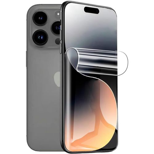 Film Protection Écran Hydrogel Iphone 15 Pro Max 6.7"" Auto-Réparation 24h Couverture Totale Anti-Brisure Hd Revêtement Oléophobe Transparent