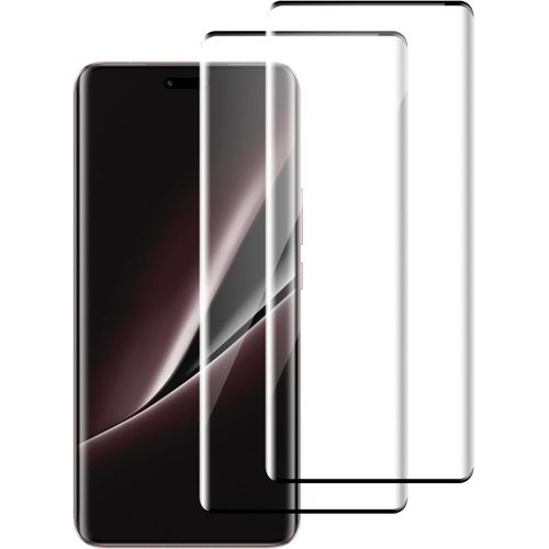 Film Protection Écran Verre Trempé 9h Pour Honor Magic 6 Pro/Rsr Porsche Design - 2 Pièces Hd Anti-Rayures Zéro Bulles Anti-Empreintes Transparent