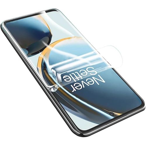 Film Protecteur Hydrogel Oneplus Nord 3 2 Pièces, Tpu 2024 Anti-Rayures Auto-Réparation, Transparent Haute Sensibilité Sans Bulles Compatible Empreinte