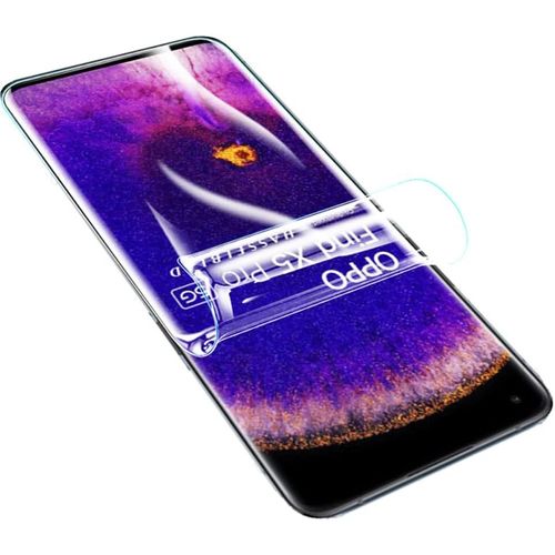 Film Protecteur Hydrogel Pour Oppo Find X5 Pro 6.7"" Haute Définition Anti-Éclats Auto-Réparation Et Adsorption Anti-Empreintes Transparent 2 Pièces
