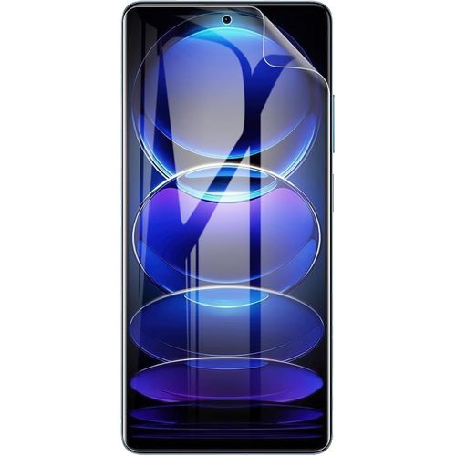 Film Hydrogel Protecteur D'écran Pour Xiaomi Redmi Note 12 Pro 5g - 2 Pièces Plein Écran Incurvé Transparent