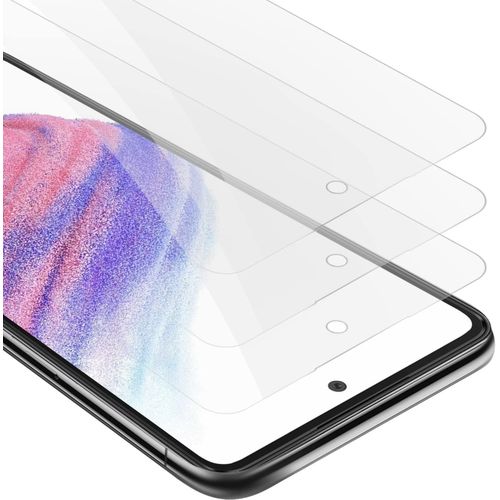 Film De Protection Verre Trempé 9h Pour Samsung Galaxy A53 5g - 3 Pièces Anti-Rayures, Antistatique Avec Découpe Laser, Transparence Haute