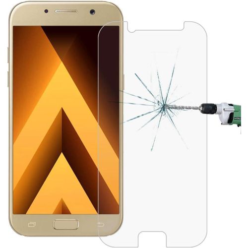 Film De Verre Trempé Pour Samsung Galaxy A3 2017/A320 - 0.26mm 9h Dureté, Surface 2.5d Antidéflagrante, Protection Non-Plein Écran Transparent